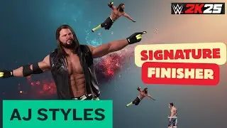AJ Styles : Signature & Finisher in WWE | All WWE superstars Signatures & Finishers | @gaming300-1 ​