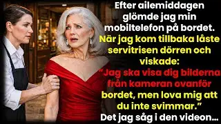 När jag skulle gå låste servitrisen dörren ”Lovar du att inte svimma”. Sedan…