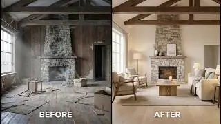 This Cabin's Living Room Looked Hopeless - Here's What Happened