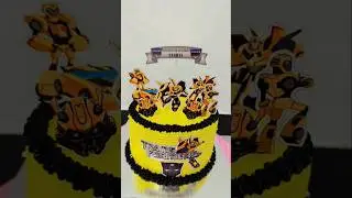 Transformers birthday cake #simplebirthdaycake #transformers #birthdaycake #birthdaycake