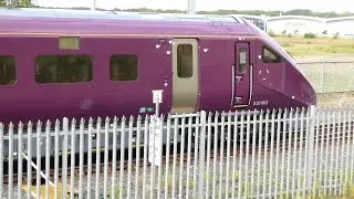 810 003 for East Midlands Railway leaving Hitachi Factory 31/7/24