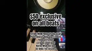 $50 Exclusive on all beats #typebeat #moneybaggyo #finesse2tymes #big30
