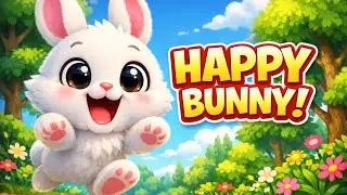 Happy Bunny 🐰 &ndash; Colorful Adventure in the magical Forest | Kids Cartoon Story