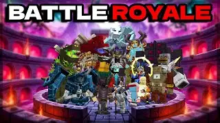 O MAIOR BATTLE ROYALE DO MINECRAFT COM 40 MOBS AO MESMO TEMPO ! - BATALHA DE MOBS | 1.20.1