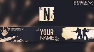 Awsome Banner & Avatar Youtube Template [FREE Download] FOR 815!SUBS