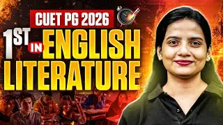 CUET PG English Literature 2026 | 1st in English Literature | CUET PG English Literature | PW