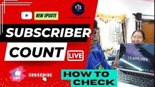 How to see Live subscriber count in YouTube Studio | subscriber count kaise dekhe #youtube #ytstudio
