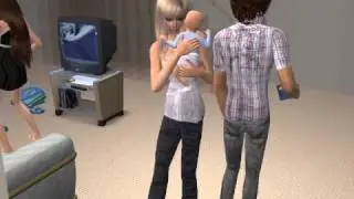 Teen Sim Courtney Gives Birth To Baby Boy Kevin!