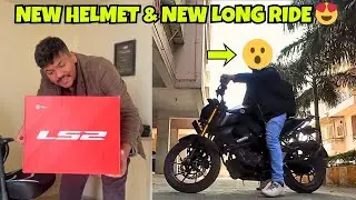 ALL SET FOR NEXT LONG RIDE ON MT-15 | NEW HELMET FOR NEW RIDE 😍