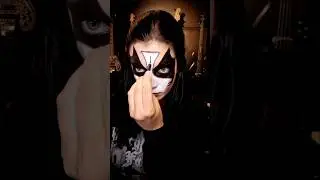 King Diamond facepaint Halloween throwback #metal #mercyfulfate #metalhead