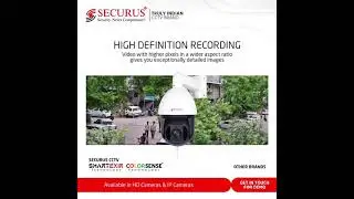 SECURUS 2 MP PTZ CAM. 30 X ZOOM 50 MTR NIGHT VISION RANGE