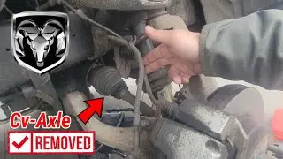 Сделай сам! Замена ШРУСа на Dodge RAM 1500 2018 года #автомобиль #ремонтсвоимируками