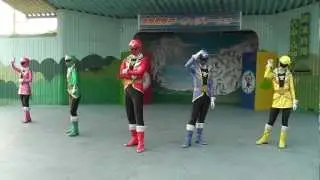 ゴーカイジャーショーinモンキーパーク　２回目お見送り