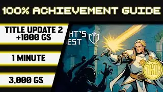 Knight's Quest Title Update 2 100% Achievement Walkthrough * 1000GS in 1 Minute *