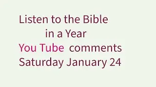 Saturday January 24 Genesis 48:1-49:33 Matthew 15:29-16:12 Psalm 20:1-9 Proverbs 4:20-27