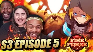🔥 Король Артур против настоящего дракона🔥! | РЕАКЦИЯ на 3 сезон 5 серию ОГНЕННОЙ СИЛЫ!