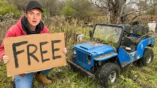 ABANDONED MINI JEEP - SAVE or SCRAP?!