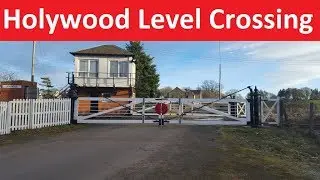 Holywood Level Crossing - Glasgow South Western Line - Dumfries, Dumfries and Galloway