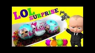 BOSS BABY Opens L.O.L. Surprise Dolls!! Color Changing!! Spit, Cry, or Tinkle!!