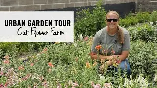 July 1st Urban Cut Flower Garden Tour : Sunshine and Flora Flower Farm