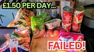 &pound;1.50 Per Day Food Challenge | Healthy Meals from Morrisons (UK) Limited Budget Food challenge 
