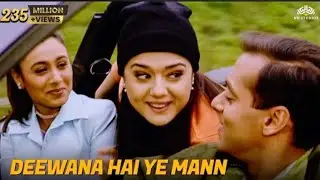 Deewana Hai Ye Mann | Chori Chori ChupkeChupke (2001) Song | Salman Khan | Rani Mukherjee#4kvideo