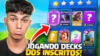 TESTANDO E AVALIANDO O DECK DOS INSCRITOS! *tá foda😢* ep.25