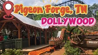 Dollywood - Whistle Punk Chaser Roller Coaster Ride (August 2024)