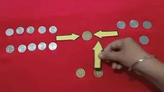 Learn to exchange low denomination notes and coins for high denomination notes / coins in English