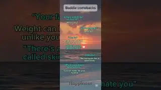 Baddie comebacks | #comeback