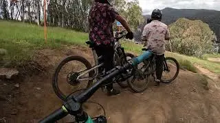 Centre link to Kosciuszko Flow trail at Thredbo! (Raw Footage)