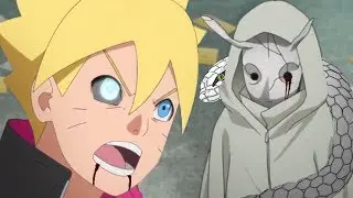 Boruto vs Orochimaru Anbu Uchiha Clone - BORUTO Episode 11