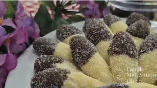 SÓ 3 INGREDIENTES! ESSE BISCOITO É VICIANTE RECEITA FÁCIL