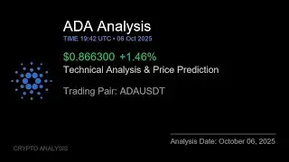 ADA (ADAUSDT) Technical Analysis - Price Prediction & Buy or Sell October 06, 2025