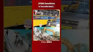 HYDRA Cracks Down on Illegal Structures in Secunderabad |  SecunderabadDemolition |