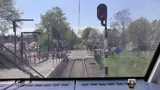 Поездка с машинистом поезда из Утрехта в Баарн. (без спидометра)