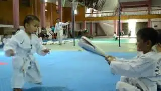 Taekwondo Kid Training, Fathir Yuriski two years old. amazing