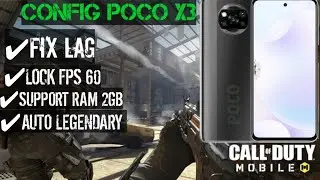 #CODM #CALLOFDUTY #SAMURAI NEW Config Poco x3 COD Mobile |CODM CONFIG season 11