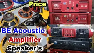 BE Acoustic Amplifier And Speaker's Price | Rmx5050 BE1205 BE4800 Bass Speaker 18inch