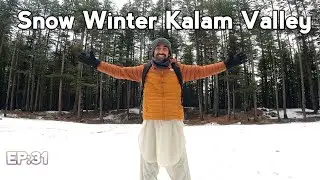 Snow Winter Kalam Valley | In 70 gulab Sher Solo Ride Story 31| By Nasir Khan