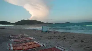 Orient Beach 2 Weeks After Hurricaine Gonzalo (Nov 2014)