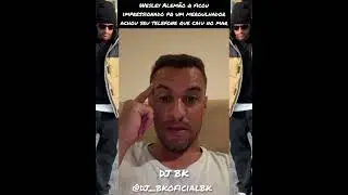 Wesley Alem&atilde;o q ficou impressionado pq um mergulhador achou seu telefone que caiu no mar #cortes