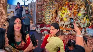 Rituparna Sengupta in Times Square Durga NYC 🗽♥️ #durgapuja #durgapuja2025 #timessquare