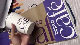 Junk journaling from @ZeptoNow  packaging&hellip;. Purple theme ❤️ #zepto #zeptocafe #junkjournal #journal