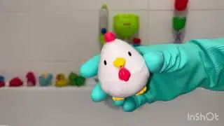 Munchkin bath squirters animals disgusting shocked 😮 asmr satisfaction open them up with me