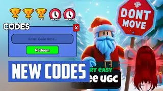 *NEW* ALL WORKING CODES FOR UGC DONT MOVE! ROBLOX UGC DONT MOVE CODES