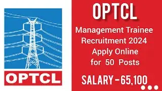 OPTCL Management Trainee Recruitment 2024 | Apply Online for 50 Posts #optcl #jobs #newjobs