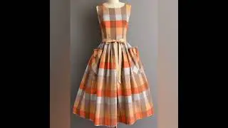 latest trendy beautiful check frock design for girls 💞💞