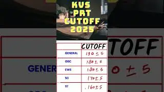 KVS PRT EXPECTED CUTOFF 2026 | KVS primary teacher expected cutoff 2026 | #kvscutoff #kvsprtcutoff