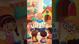 Easy Hindi Numbers | Numbers | 11-20 #kidslearning #kidsvideo #shorts